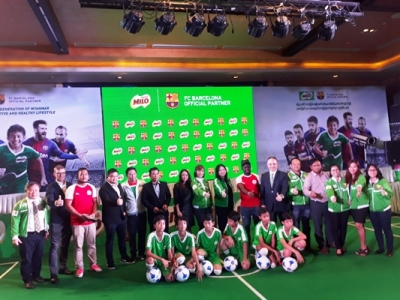 Nestle MILO နဲ႔ FC Barcelona တုိ႔ပူးေပါင္းၿပီး မ်ဳိးဆက္သစ္လူငယ္ေတြရဲ႕ သြက္လက္က်န္းမာၿပီး ေအာင္ျမင္တဲ့ ဘ၀အတြက္ အားျဖည့္ေဆာင္ရြက္သြားမည္ျဖစ္ေၾကာင္း