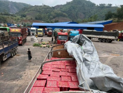 ဝမ်တိန်ဘက်မှ တရုတ်ပြည်မထဲသို့ ထွက်ခွာမည့် သစ်သီးတင်ကားများအား ဇွန် ၁ ရက်မှ စပြီး စစ်ဆေးမှု များ ဖြေလျှော့ပေး
