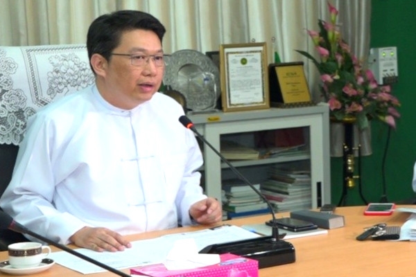 ျမန္မာႏိုင္ငံစားေသာက္ကုန္ထုတ္လုပ္တင္ပို႔ေရာင္းခ်သူမ်ားအသင္း (MFPEA) ဥကၠ႒ ဦးေအး၀င္းအား ျမန္မာ-ဂ်ပြန္မွ အမႈေဆာင္အရာရွိခ်ဳပ္ မစၥတာနာဂါဆုဂီေတြ႔ဆံုေမးျမန္း