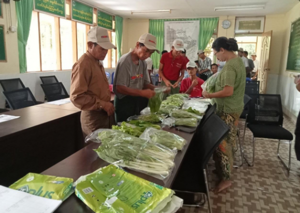 လန်ချန်း-မဲခေါင်ပူးပေါင်းဆောင်ရွက်ရေး အထူးရန်ပုံငွေဖြင့် သစ်သီးဝလံနှင့် ဟင်းသီးဟင်းရွက်များ ထုပ်ပိုးမှုသင်တန်းပေး